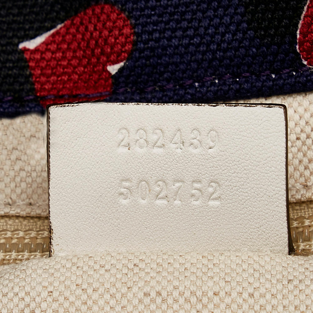 Gucci Heartbeat Canvas Tote Bag (SHG-28379)