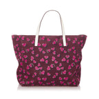 Gucci Heartbeat Canvas Tote Bag (SHG-29133)