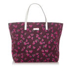 Gucci Heartbeat Canvas Tote Bag (SHG-33311)