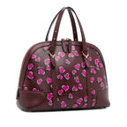 Gucci Heartbeat Leather Dome Satchel (SHG-iR5q9e)