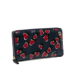 Gucci Heartbeat Leather Zip Around Long Wallet (SHG-zxOFLt)