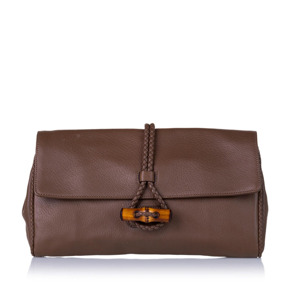 Gucci Hip Bamboo Clutch (SHG-35212)