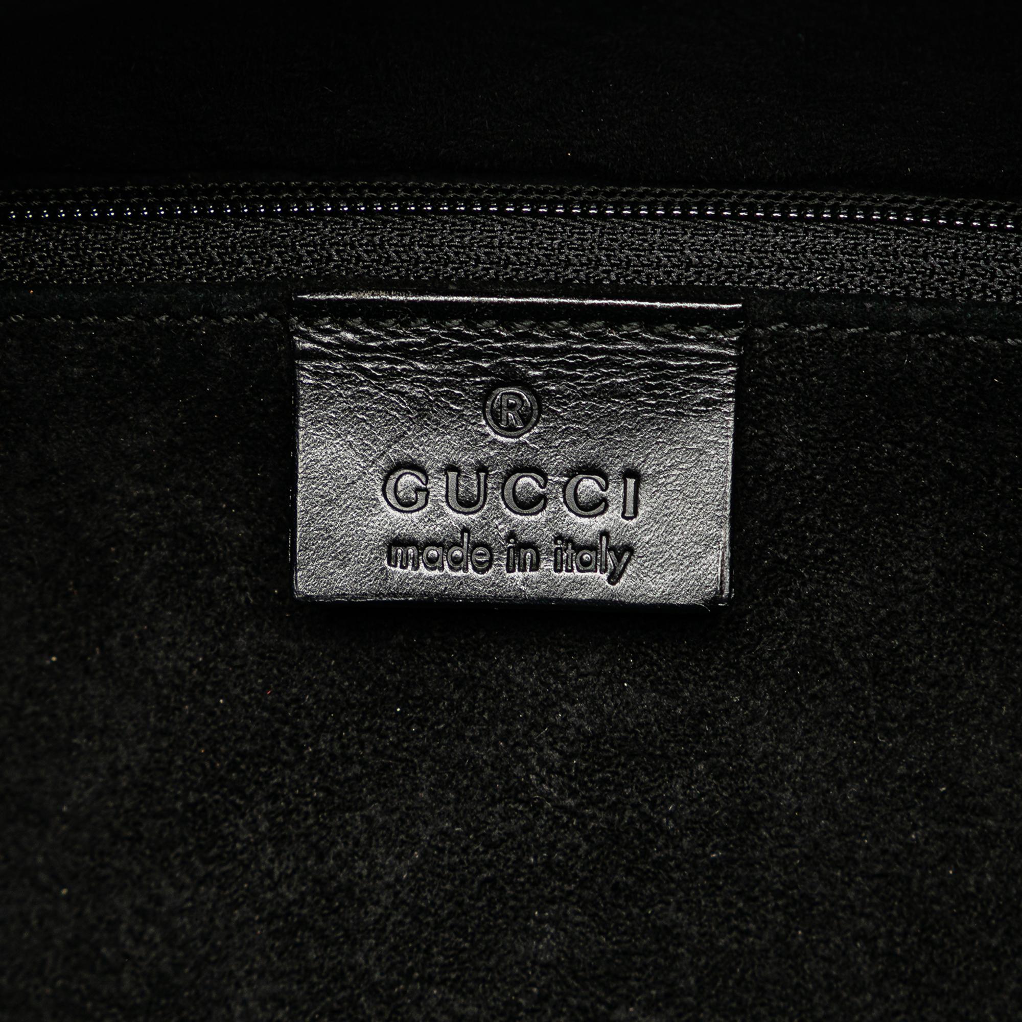 Gucci Hoop Canvas Handbag (SHG-THja71)