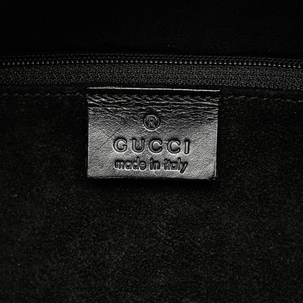 Gucci Hoop Canvas Handbag (SHG-Bqg8ra)