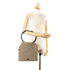 Gucci Hoop Canvas Handbag (SHG-Bqg8ra)