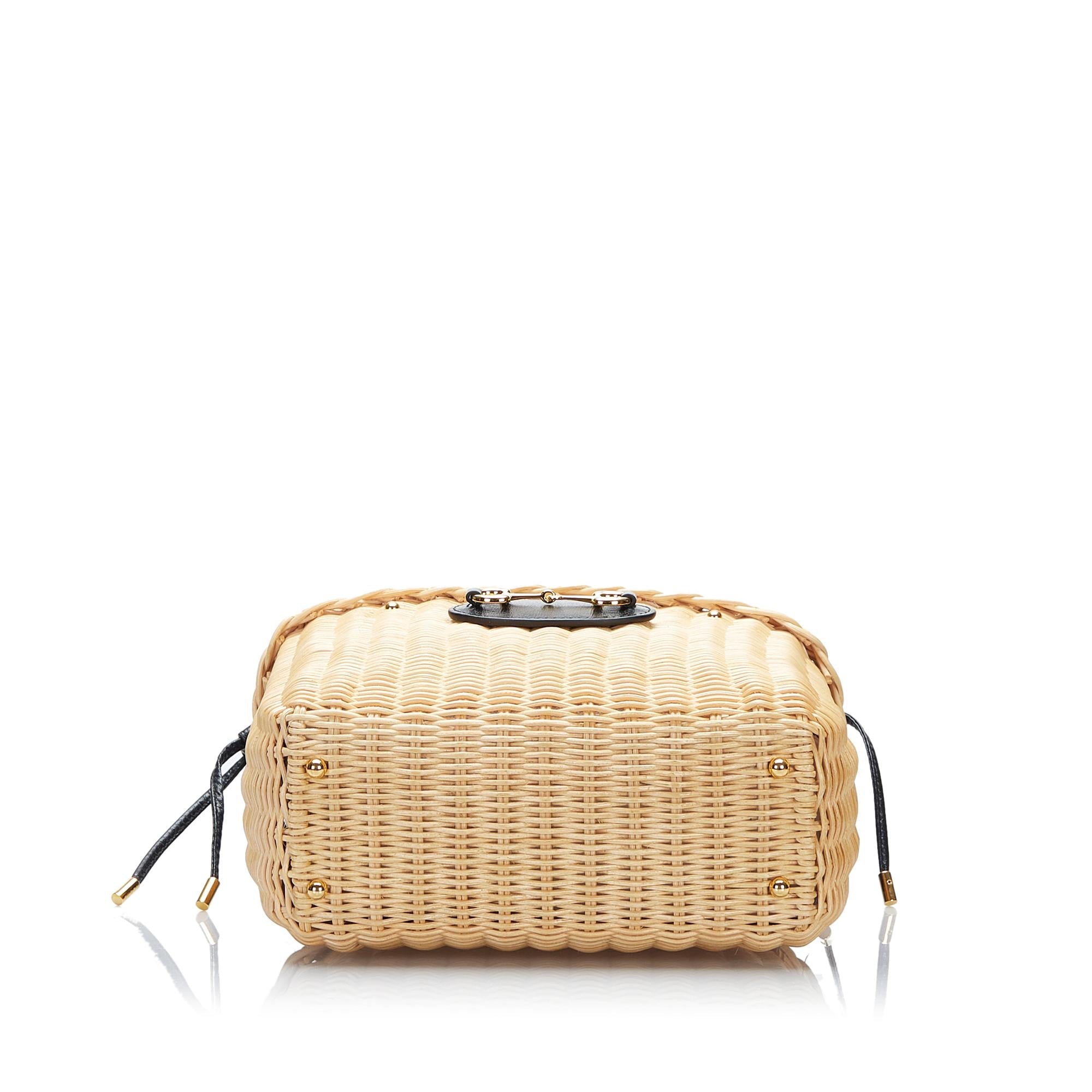 Gucci Horsebit 1955 Basket Bag (SHG-hunbT5)