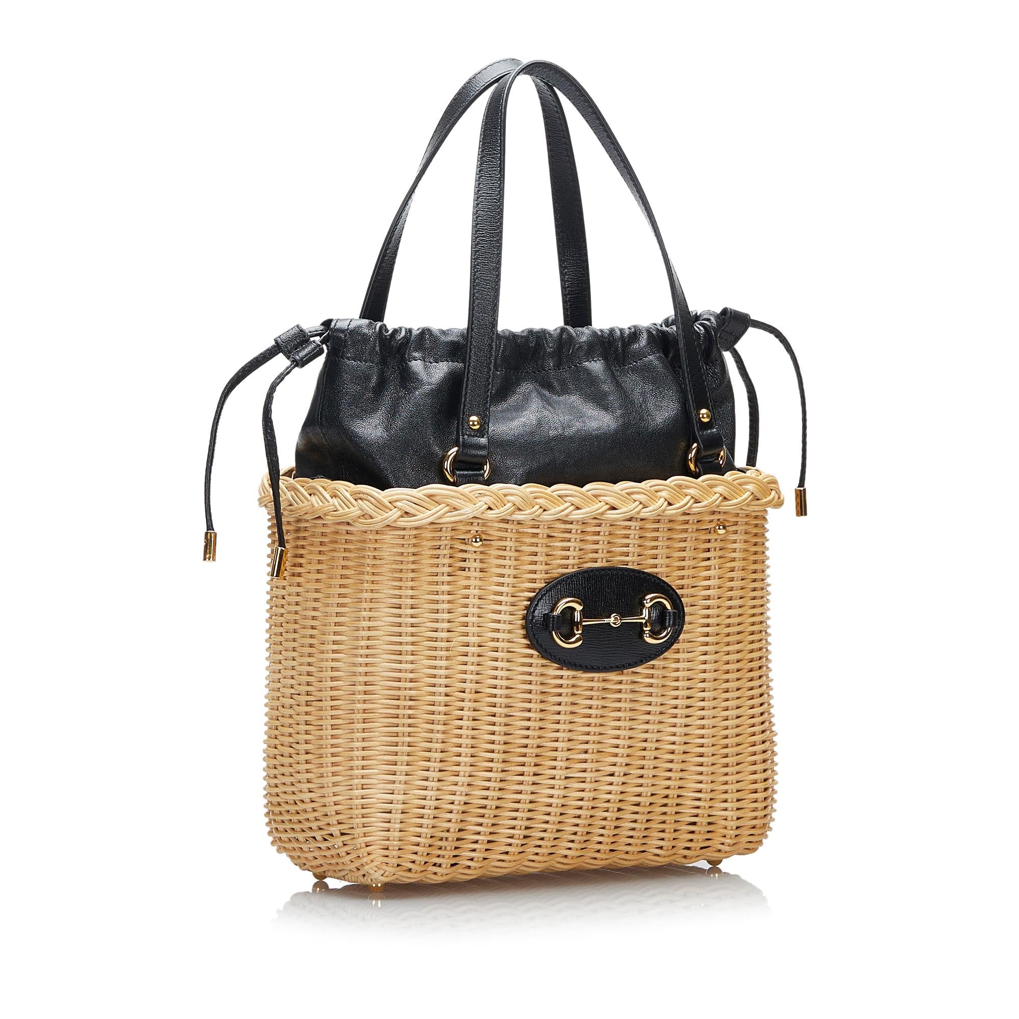 Gucci Horsebit 1955 Basket Bag (SHG-hunbT5)