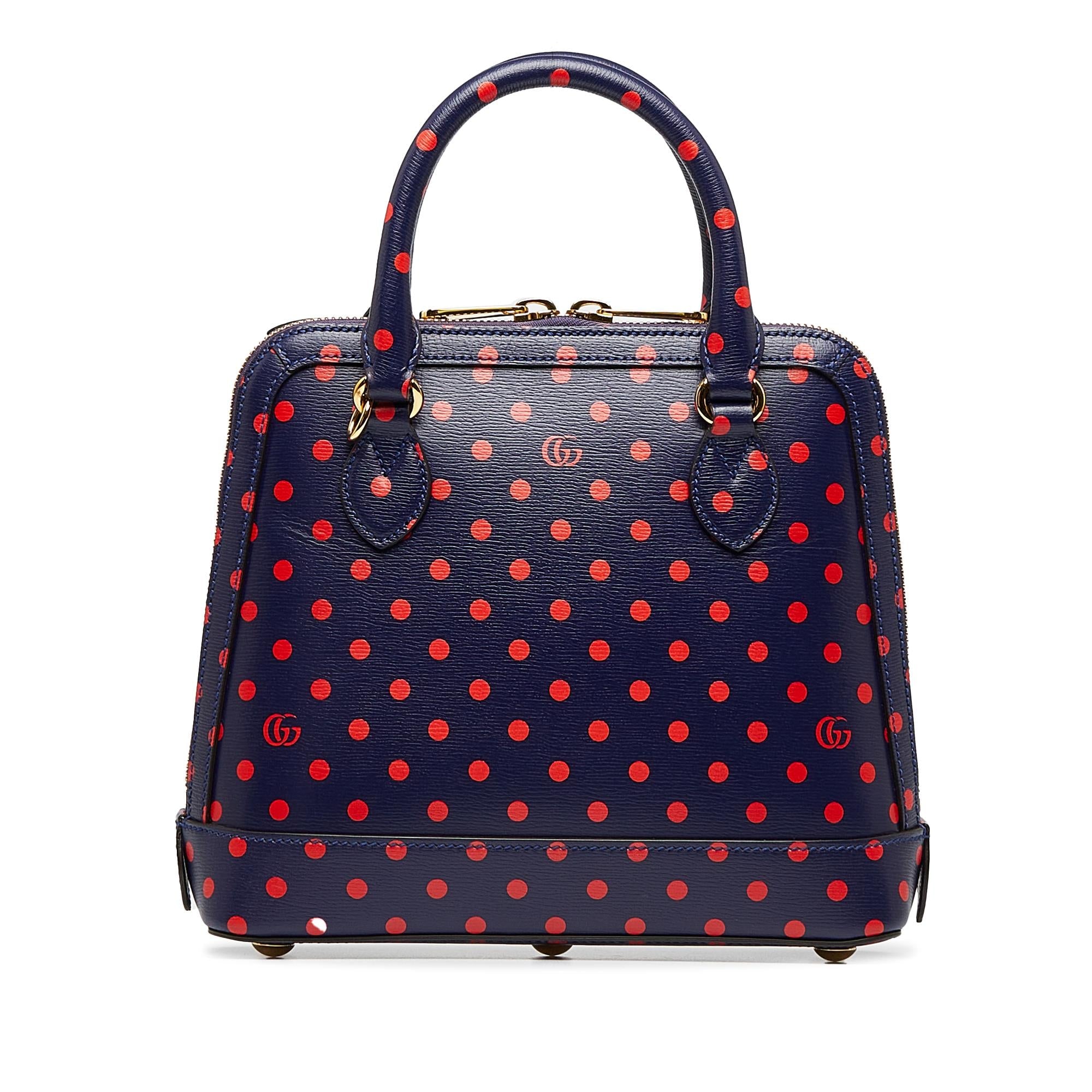 Gucci Horsebit 1955 Polka Dot Satchel (SHG-z2diQ9)