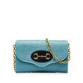 Gucci Horsebit 1955 Raffia Chain Bag (SHG-4v9ib8)