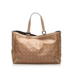 Gucci Horsebit Abbey D-Ring Leather Tote Bag (SHG-21857)