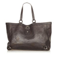 Gucci Horsebit Abbey D-Ring Leather Tote Bag (SHG-31931)