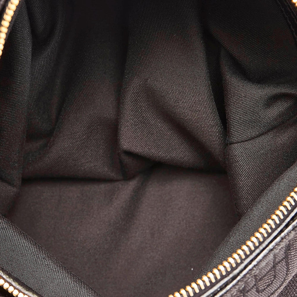 Gucci Horsebit Canvas Creole Shoulder Bag (SHG-33099)