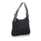 Gucci Horsebit Canvas Creole Shoulder Bag (SHG-33099)