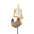 Gucci Horsebit Canvas Glam Hobo (SHG-FaQdKc)