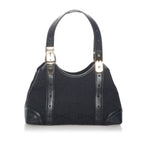 Gucci Horsebit Canvas Handbag (SHG-31147)