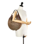 Gucci Horsebit Canvas Hobo Bag (SHG-22678)
