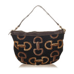 Gucci Horsebit Canvas Hobo Bag (SHG-25696)