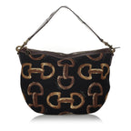 Gucci Horsebit Canvas Hobo Bag (SHG-28251)