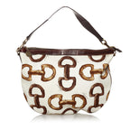 Gucci Horsebit Canvas Hobo Bag (SHG-29795)