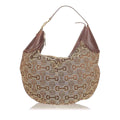 Gucci Horsebit Canvas Hobo Bag (SHG-37367)