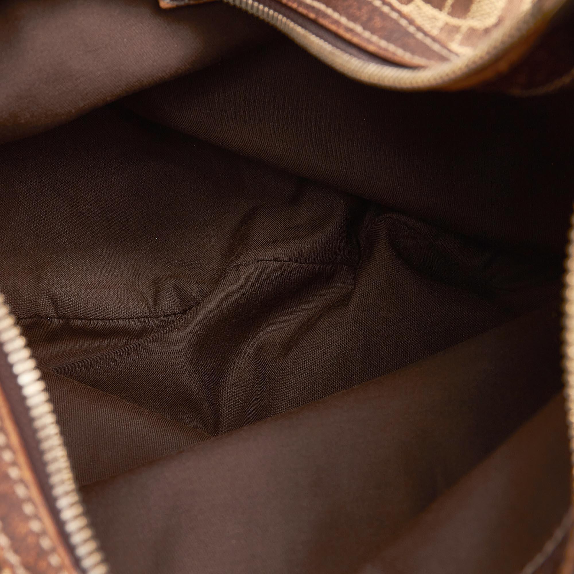 Gucci Horsebit Canvas Hobo Bag (SHG-37367)