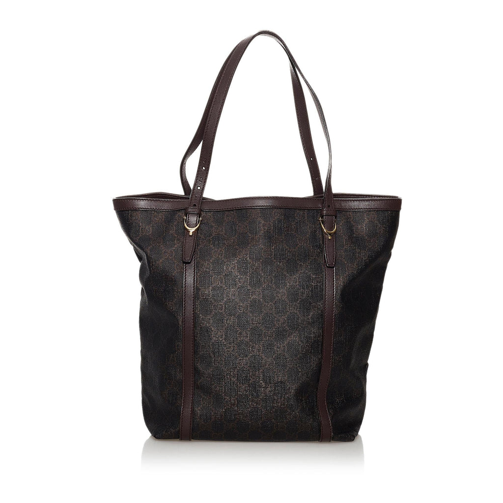 Gucci Horsebit Canvas Shoulder Bag (SHG-30005)