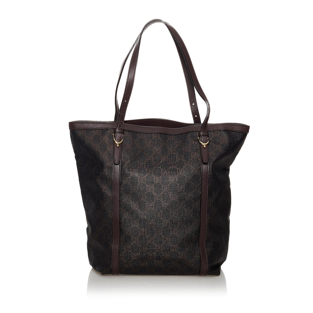Gucci Horsebit Canvas Shoulder Bag (SHG-30005)