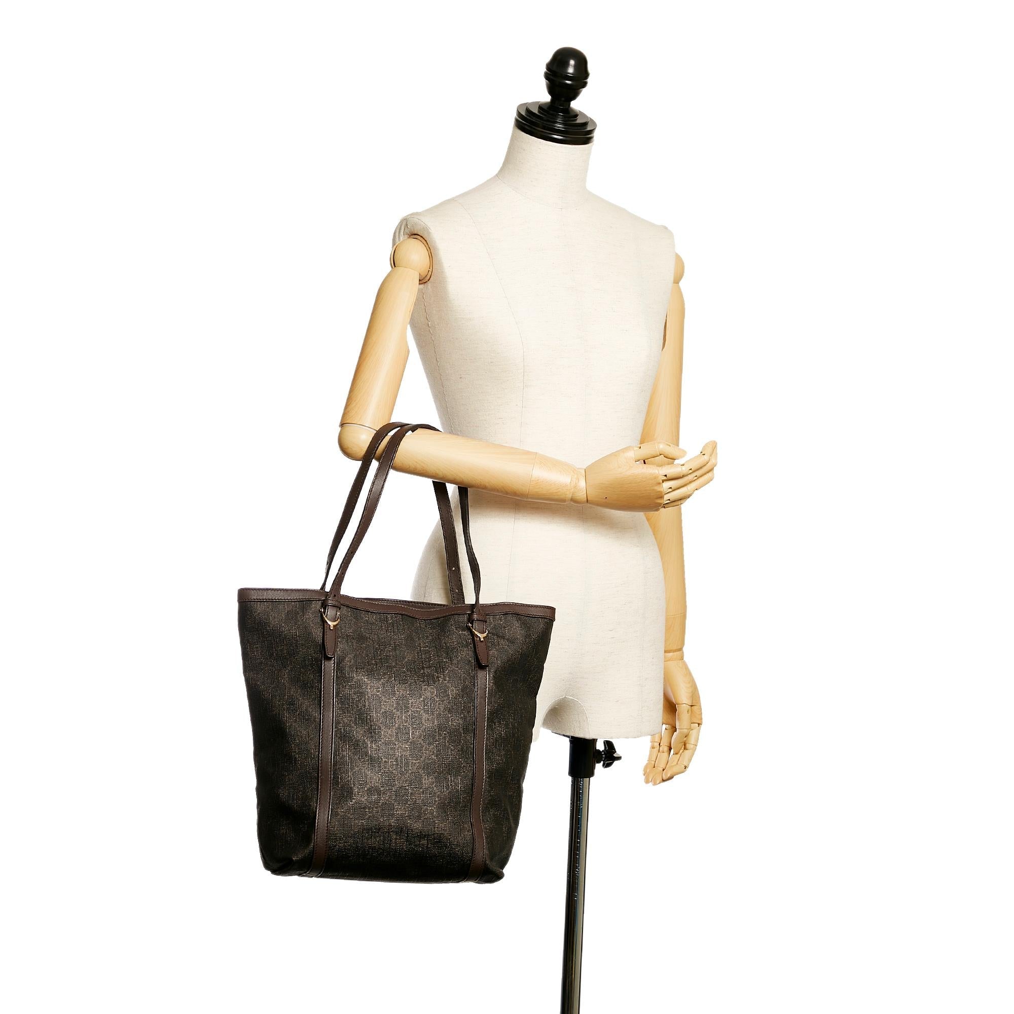 Gucci Horsebit Canvas Shoulder Bag (SHG-30005)