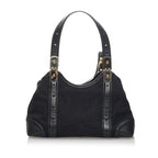 Gucci Horsebit Canvas Shoulder Bag (SHG-34217)