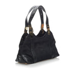 Gucci Horsebit Canvas Shoulder Bag (SHG-34217)