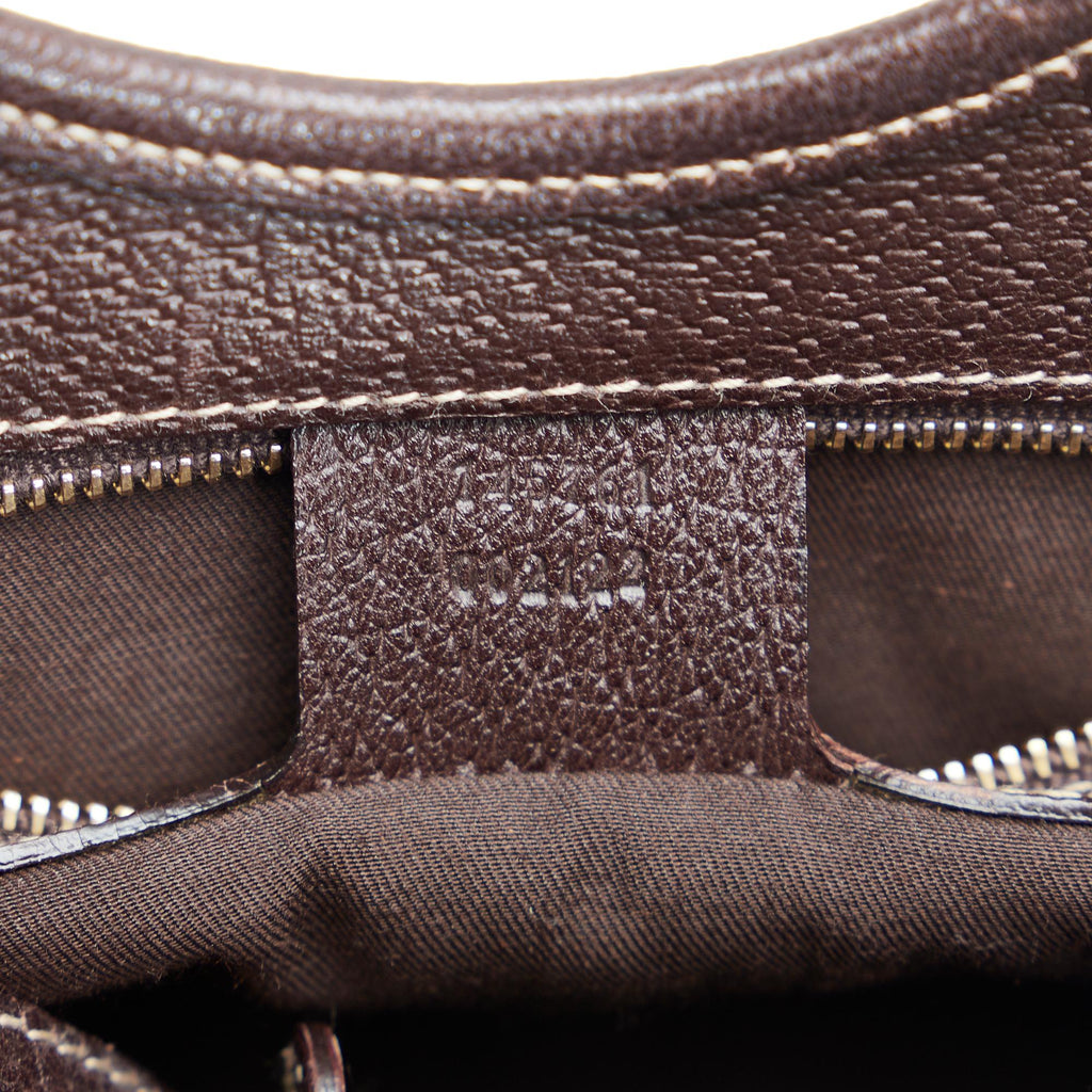 Gucci Horsebit Canvas Shoulder Bag (SHG-NMG11x)