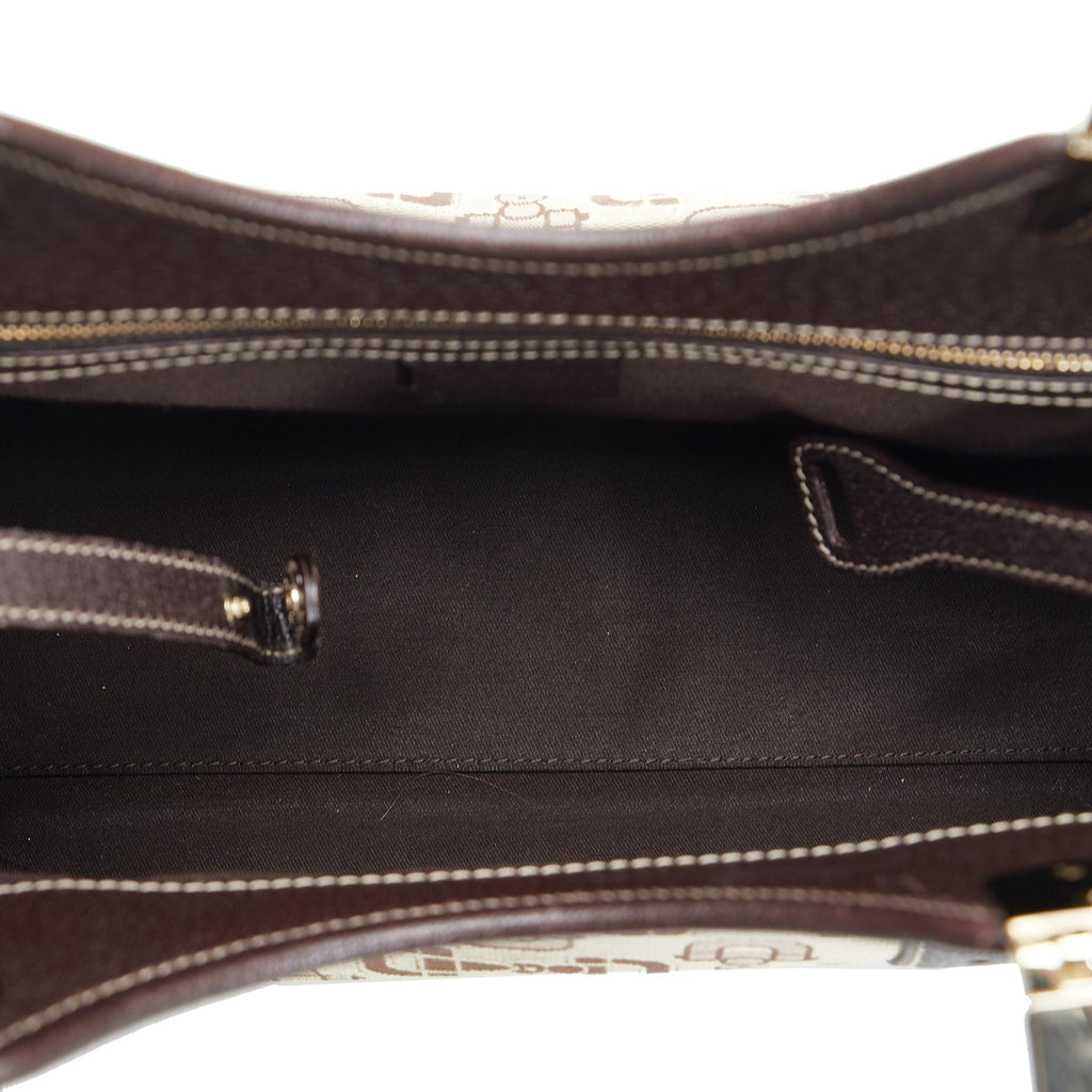 Gucci Horsebit Canvas Shoulder Bag (SHG-NMG11x)