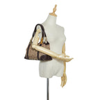 Gucci Horsebit Canvas Shoulder Bag (SHG-NMG11x)