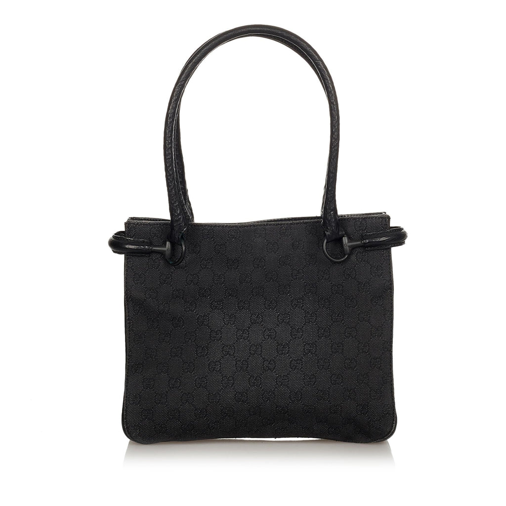 Gucci Horsebit Canvas Shoulder Bag (SHG-7Ier59)
