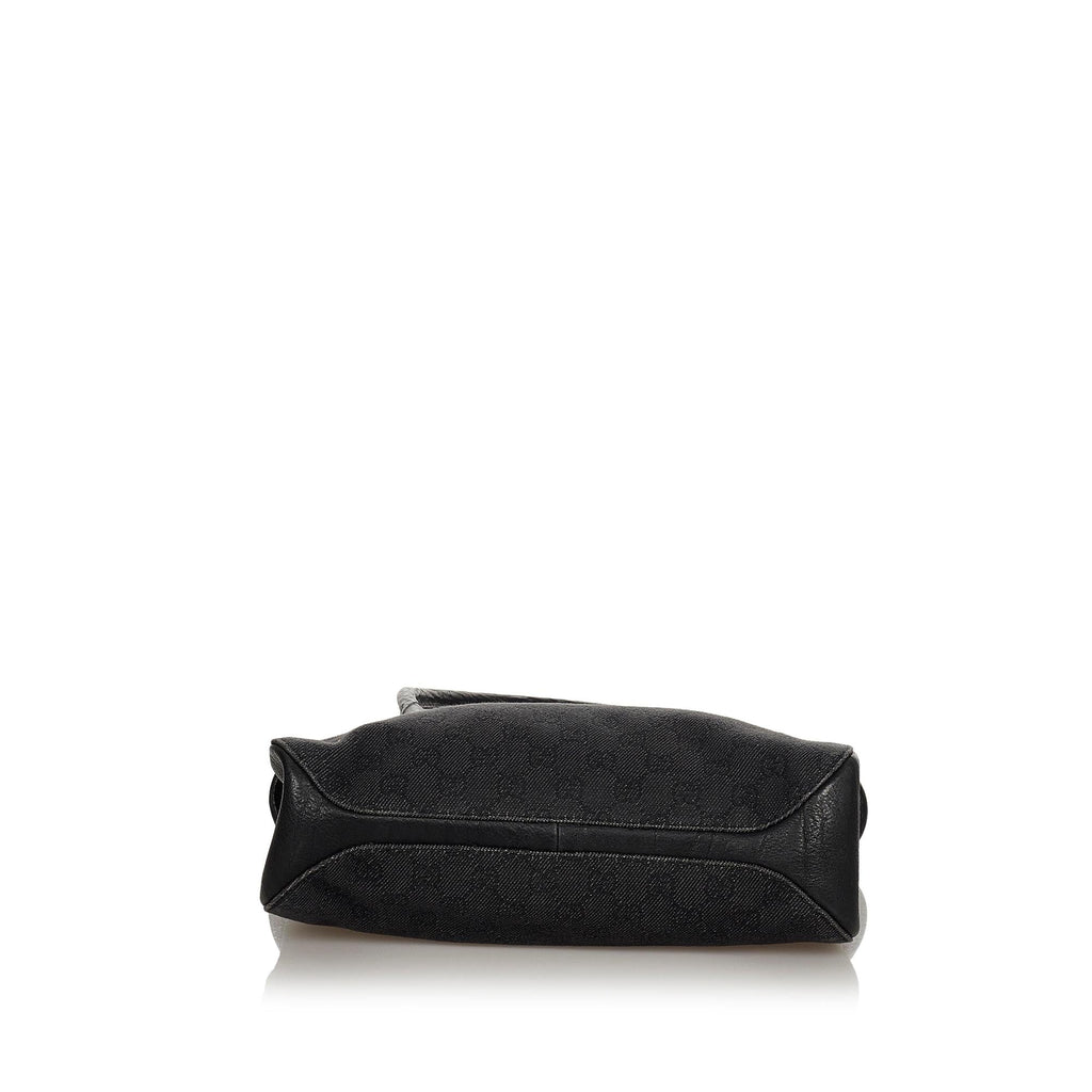 Gucci Horsebit Canvas Shoulder Bag (SHG-7Ier59)