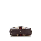 Gucci Horsebit Canvas Web Treasure Shoulder Bag (SHG-DaSmAf)