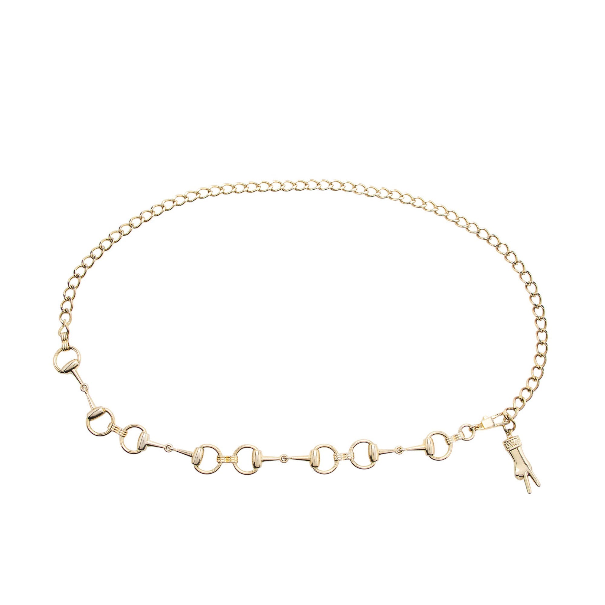 Gucci Horsebit Chain Belt - OS (SHF-i5cg1d)