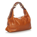 Gucci Horsebit Chain Leather Hobo (SHG-33685)