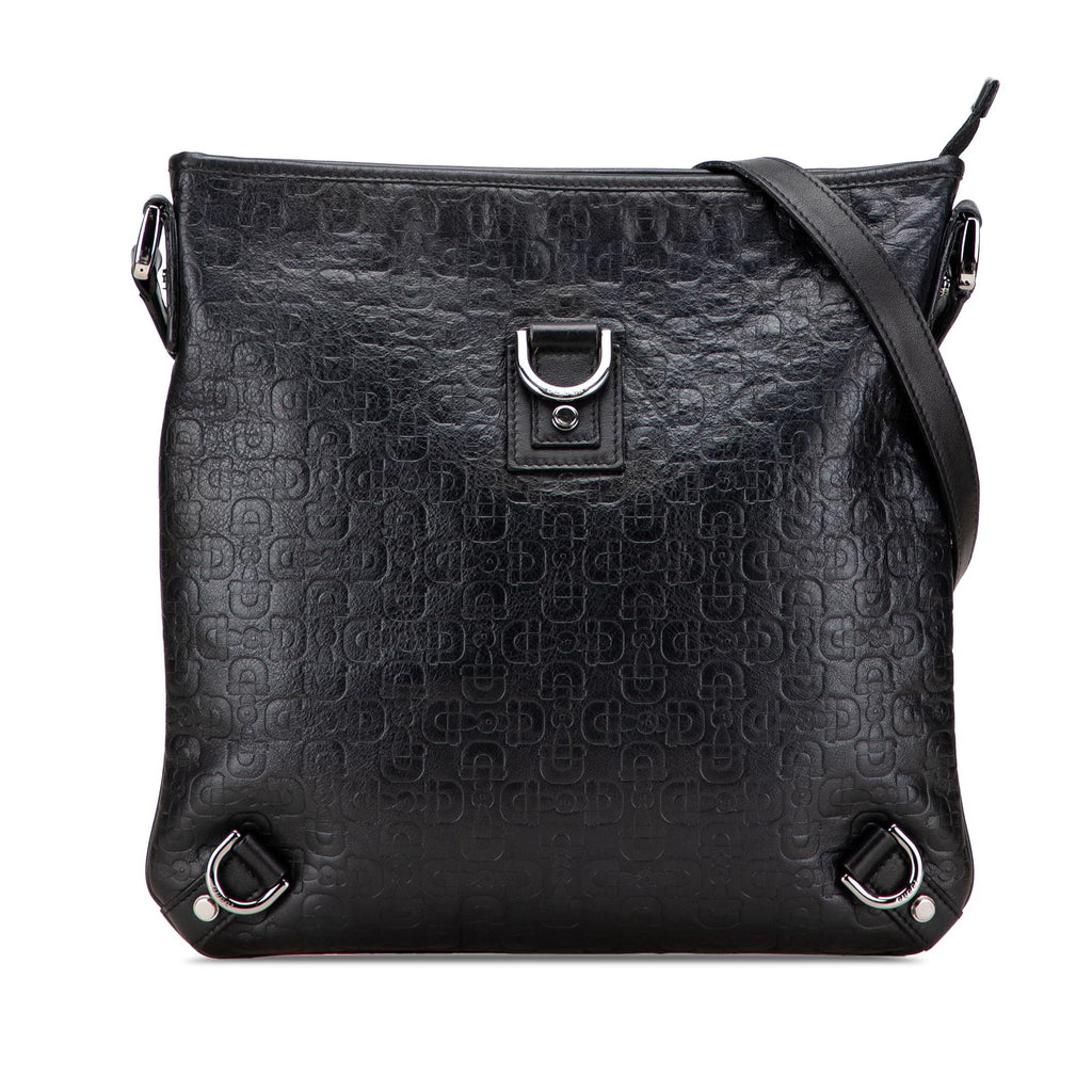 Gucci Horsebit Embossed Leather Abbey D Ring Crossbody