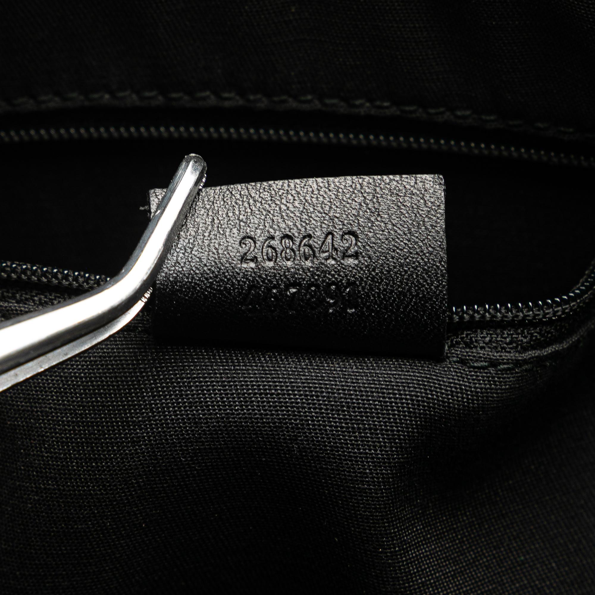 Gucci Horsebit Embossed Leather Abbey D Ring Crossbody