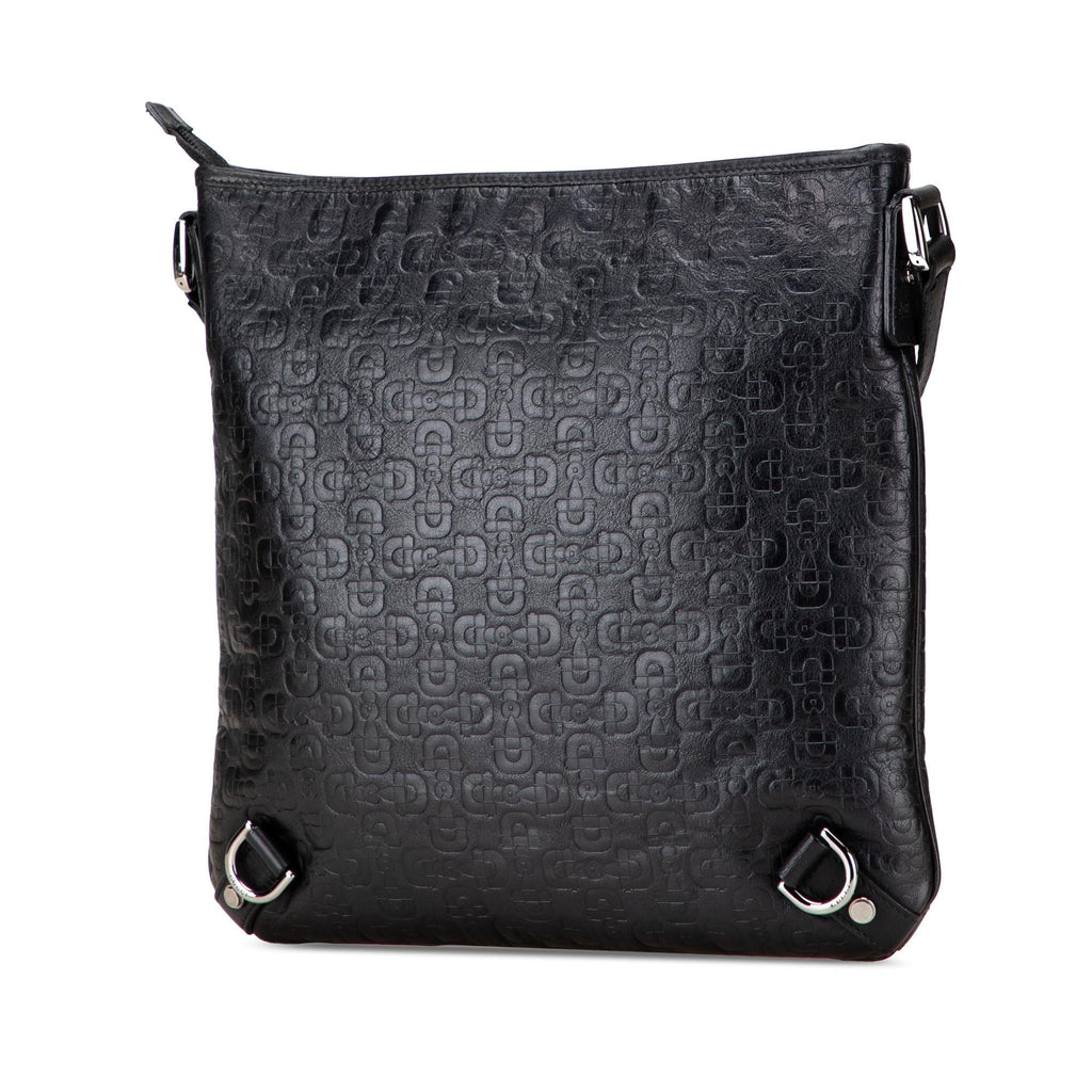Gucci Horsebit Embossed Leather Abbey D Ring Crossbody