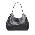 Gucci Horsebit Embossed Leather Shoulder Bag (SHG-96c9Qj)