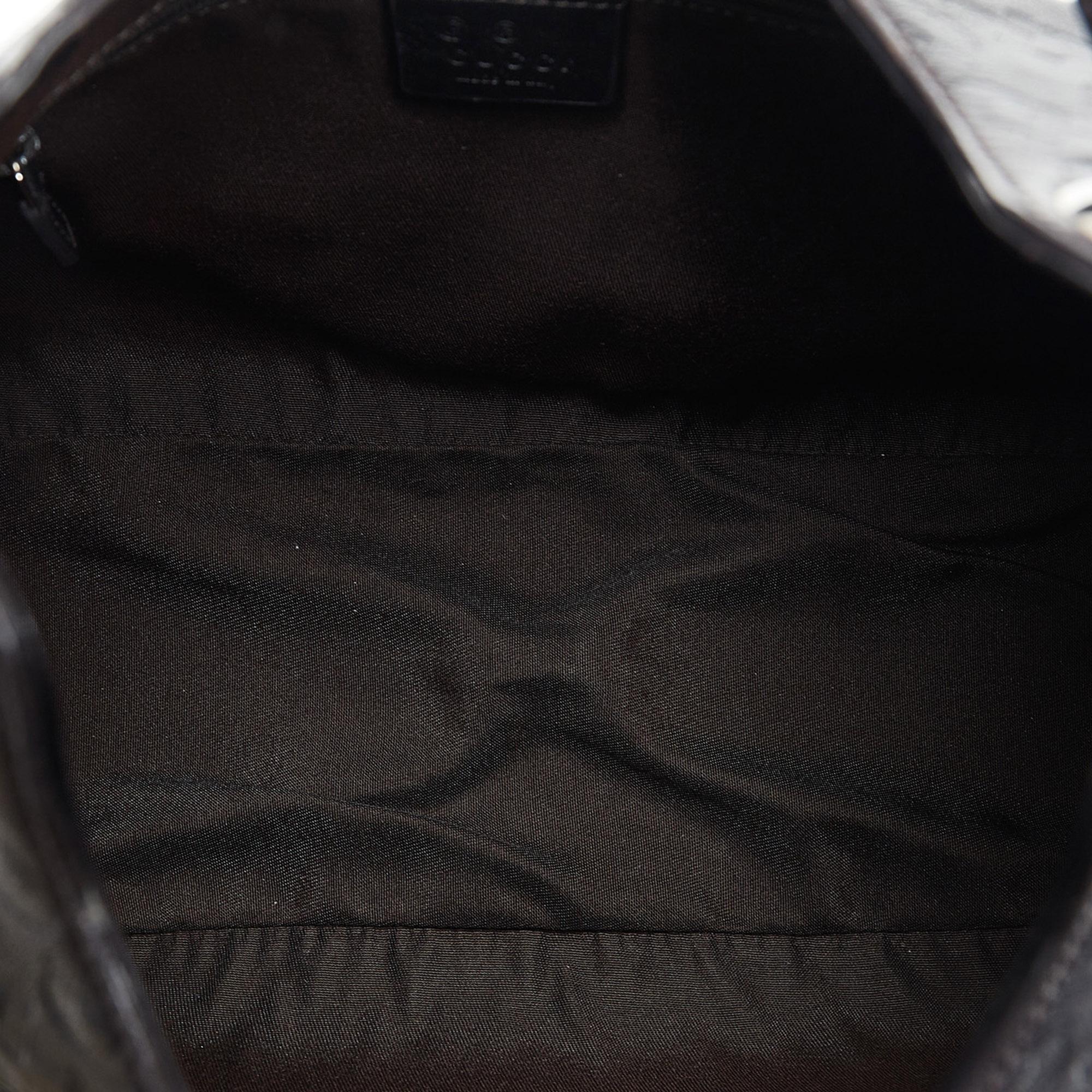 Gucci Horsebit Embossed Leather Shoulder Bag (SHG-96c9Qj)