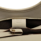 Gucci Horsebit Embossed Leather Shoulder Bag