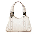 Gucci Horsebit Embossed Leather Shoulder Bag
