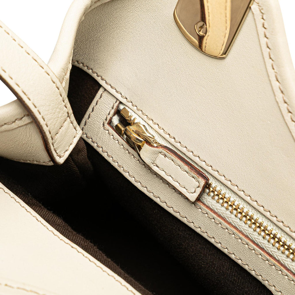 Gucci Horsebit Embossed Leather Shoulder Bag