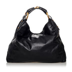 Gucci Horsebit Hobo Leather Tote (SHG-30946)