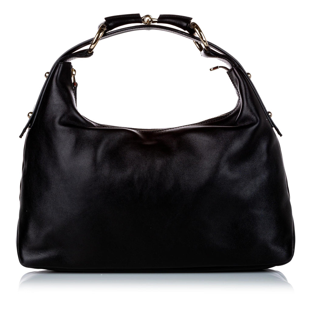 Gucci Horsebit Leather Shoulder Bag (SHG-29308)