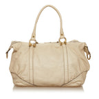 Gucci Horsebit Nail Leather Boston Bag (SHG-29354)