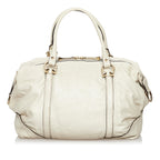 Gucci Horsebit Nail Leather Boston Bag (SHG-30581)